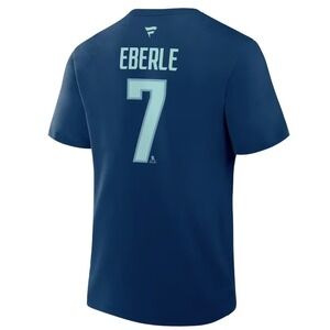 Fanatics Seattle Kraken #7 Jordan Eberle‎ Shirt Officially Licensed NEW Small